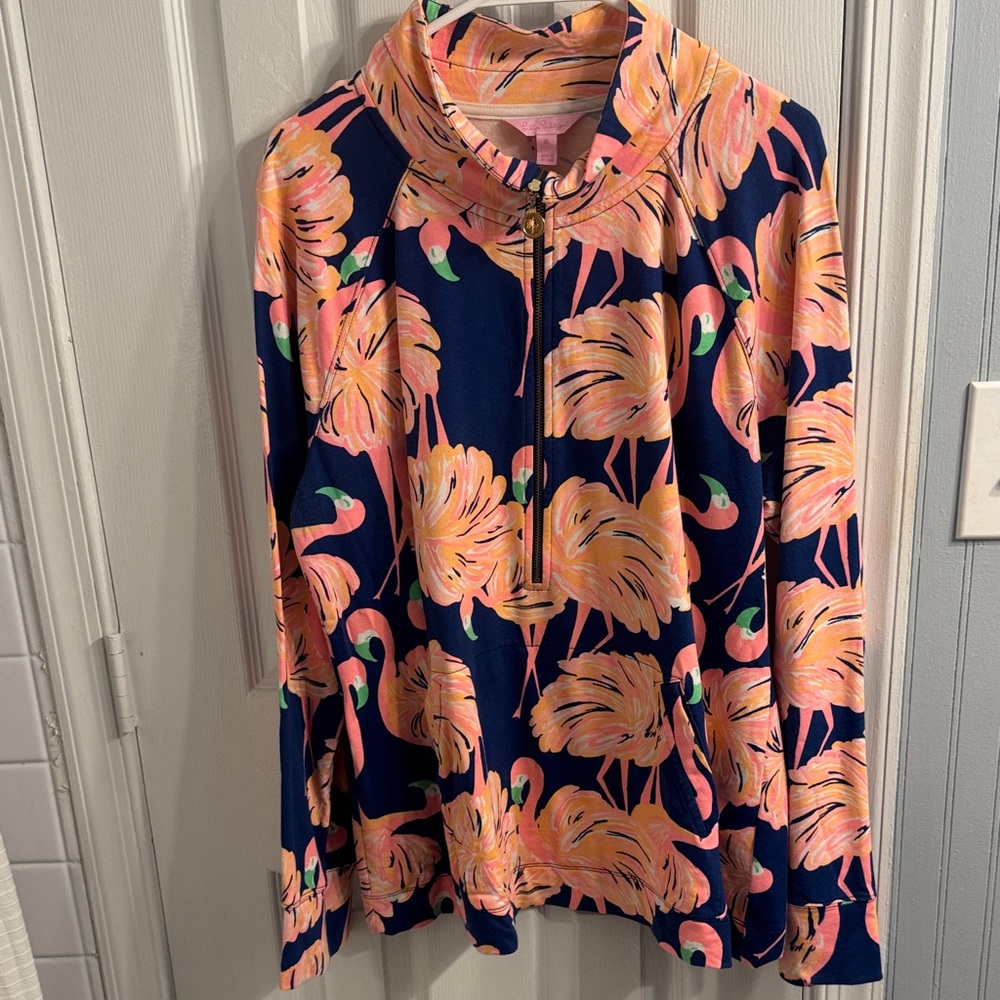Lilly Pulitzer Pink and Orange Patterned Top